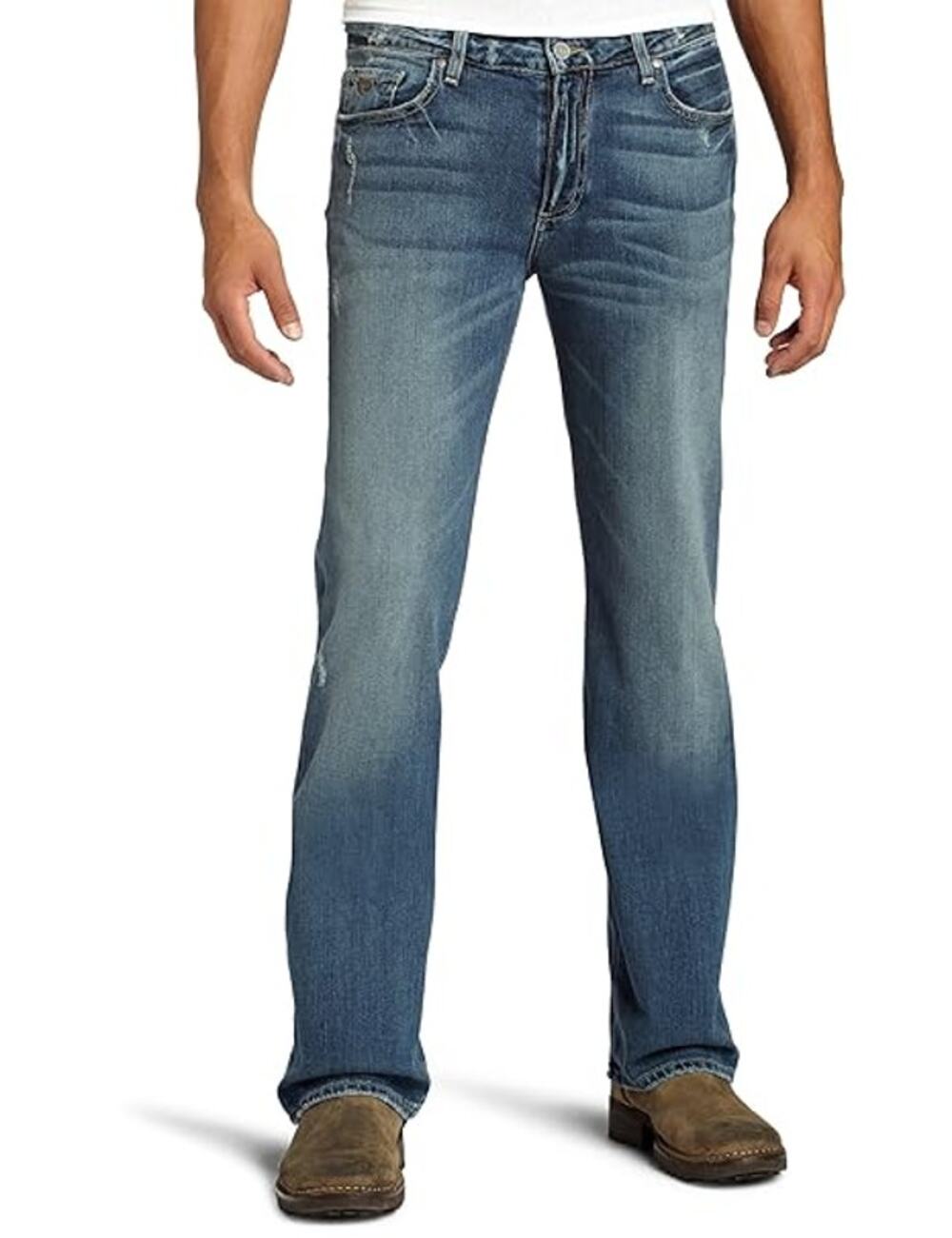 Paige Premium Denim JRG Relaxed Fit Jeans Dark Wash Straight Cotton Blue 40x35